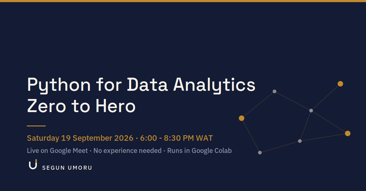 Python for Data Analytics: Zero to Hero Masterclass